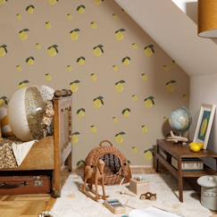 Linge de maison et décoration-Décoration-Papier peint enfant citrons