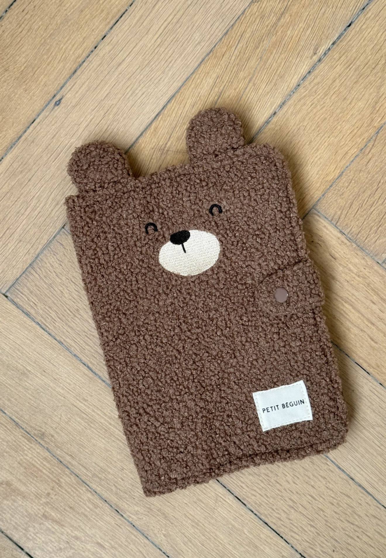 Protège Carnet De Santé Câlins Marron