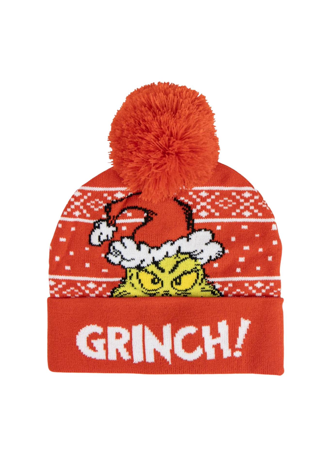 Le Bonnet De Noël À Pois Du Grinch Vert