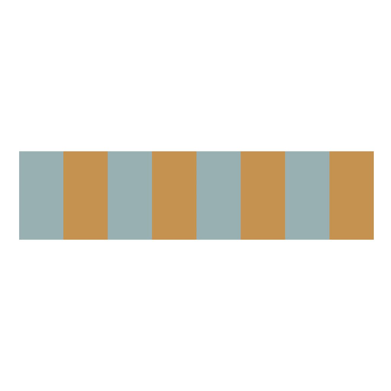 Frise Murale Wide Bleu - Beige