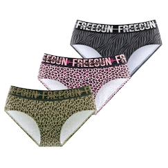 -Lot de 3 culottes  leopard