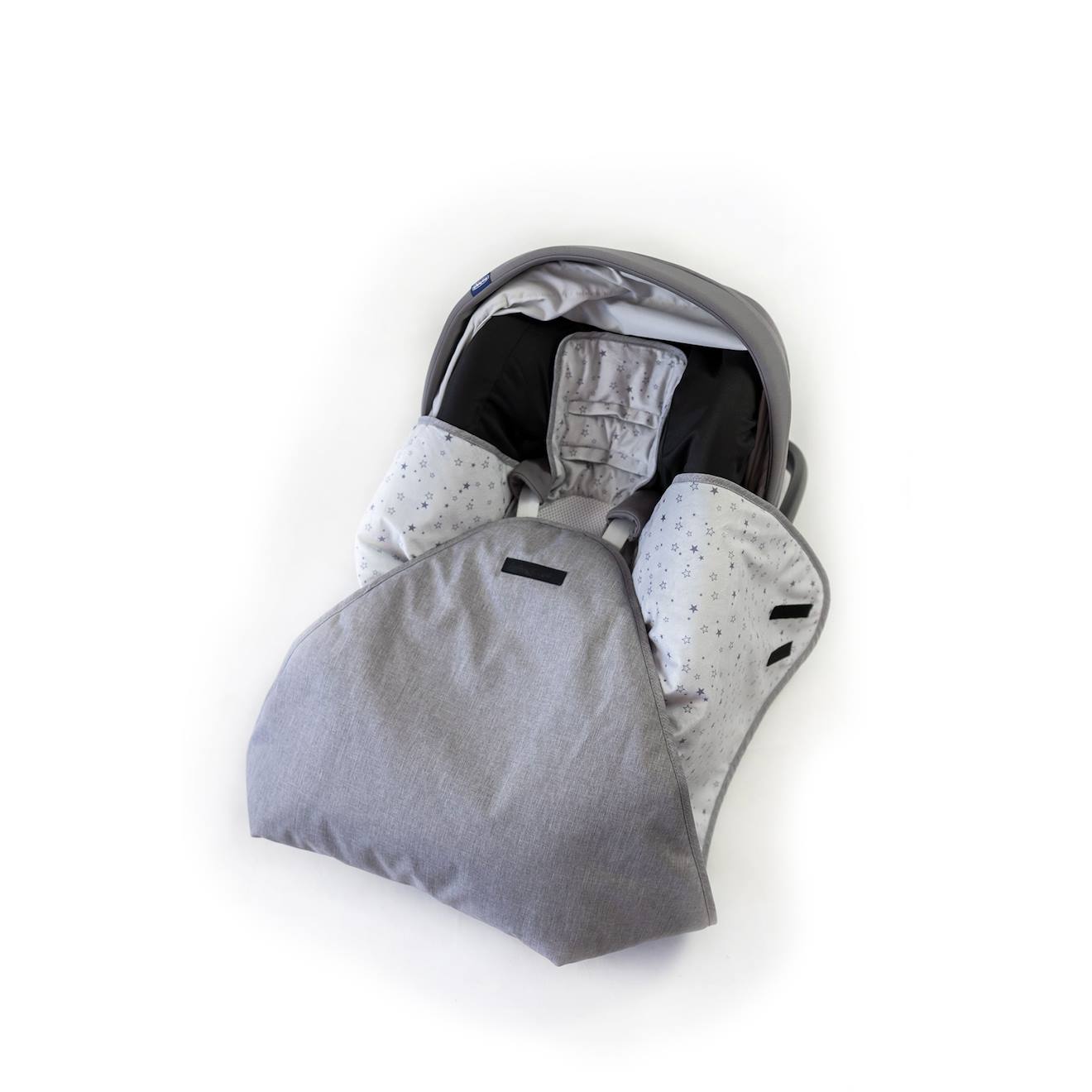 Nid D'ange Sécurité Pour Siège Auto Gris Clair