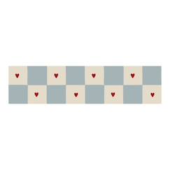 Linge de maison et décoration-Frise murale check with hearts