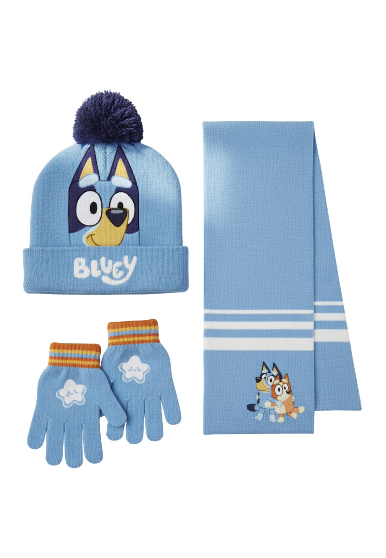Ensemble Écharpe Bluey De 3 Pièces Light Blue