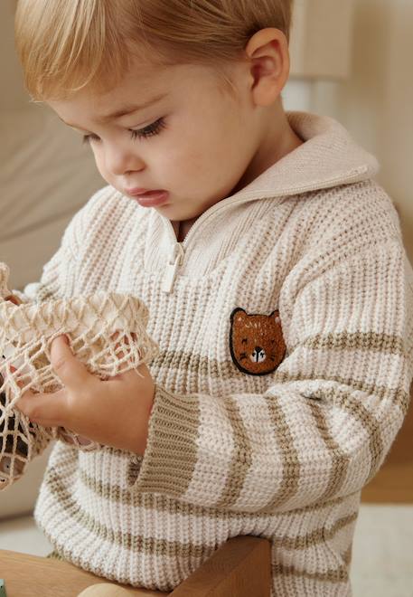 Bébé-Pull bébé en tricot cracotte