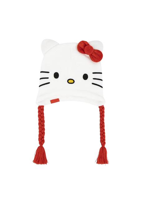 Fille-Accessoires-Bonnet, écharpe, gants-Bonnet laplander hello kitty