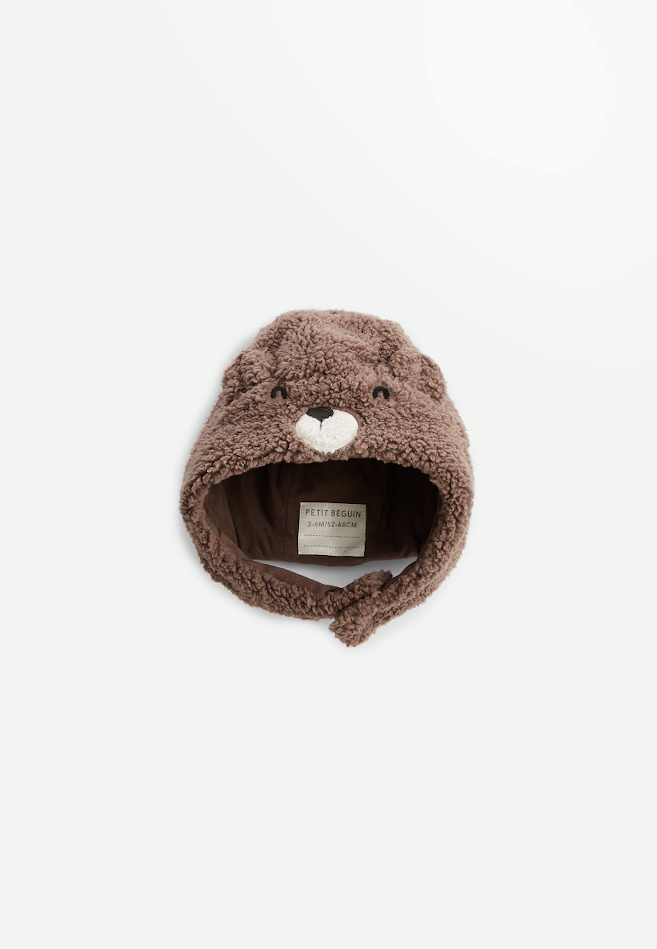 Chapka Bébé En Sherpa Câlins Marron