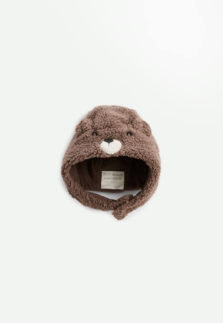 Bébé-Accessoires-Chapeau-Chapka bébé en sherpa câlins