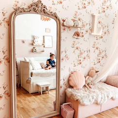 -Papier peint enfants floral vintage