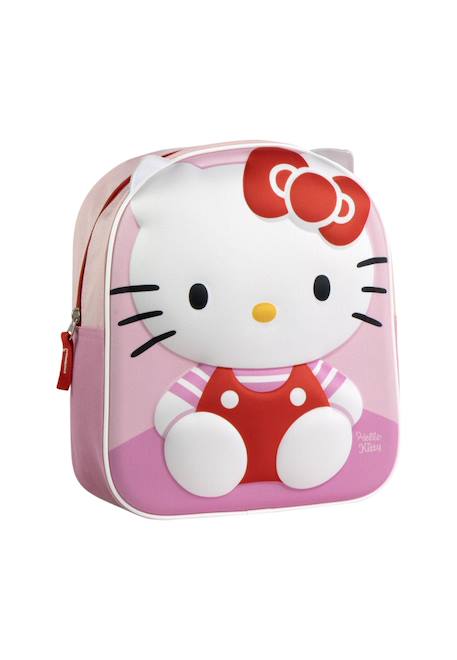 Fille-Accessoires-Sac à dos pour enfants avec applications 3d - hello kitty