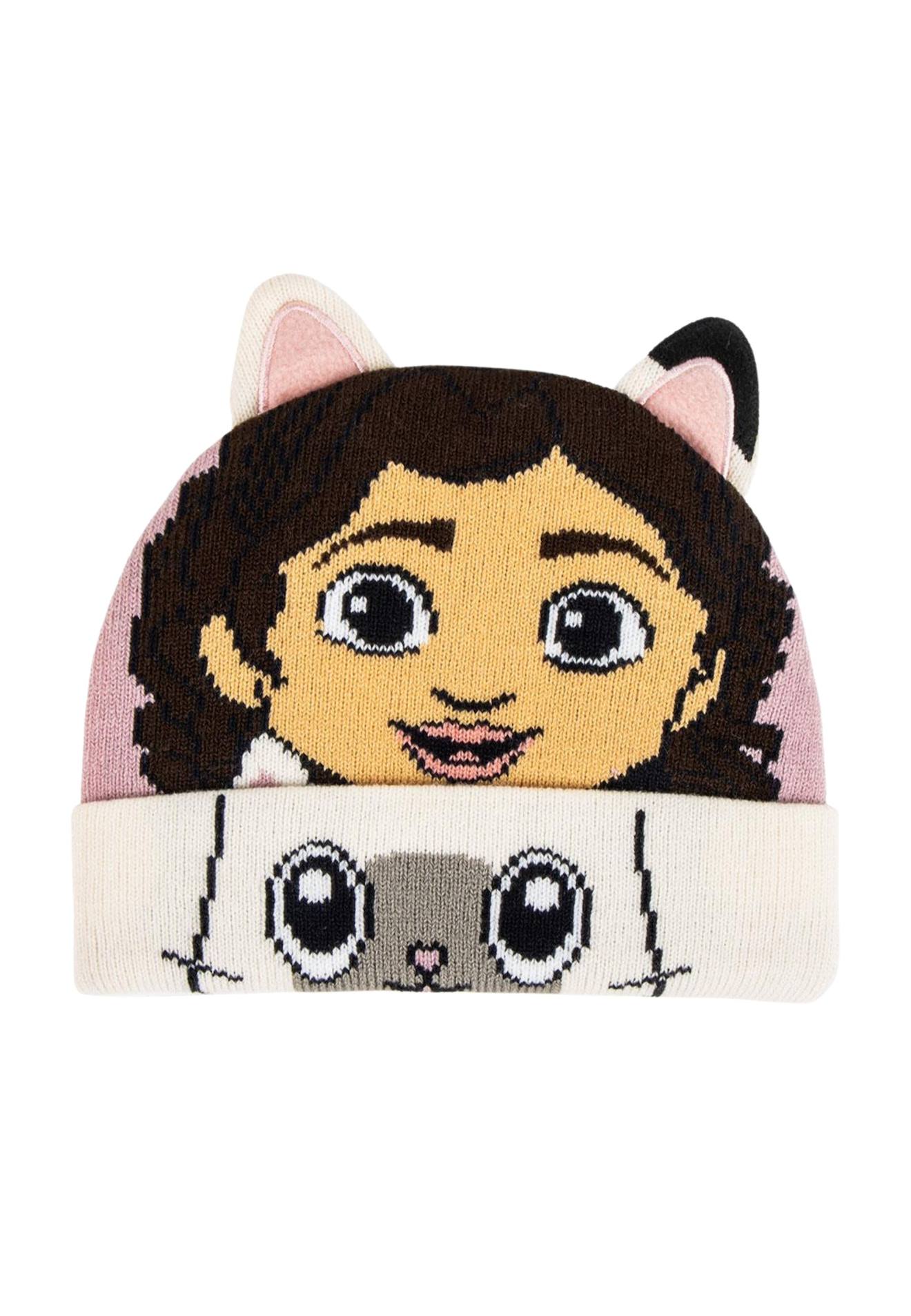 Bonnet Gabby's Dollhouse Avec Applications À Points Blanc