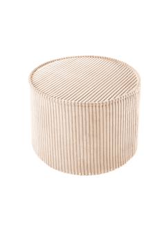 -Pouf enfant en velours côtelé