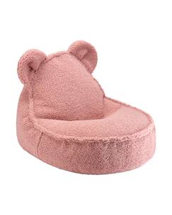 -Pouf poire ours chambre enfant - fauteuil comfortable en teddy