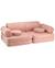 Canapé de jeu modulable enfant - settee convertible en teddy Biscuit+Cream white+Guava+Matcha+Warm hazel 12 - vertbaudet enfant 