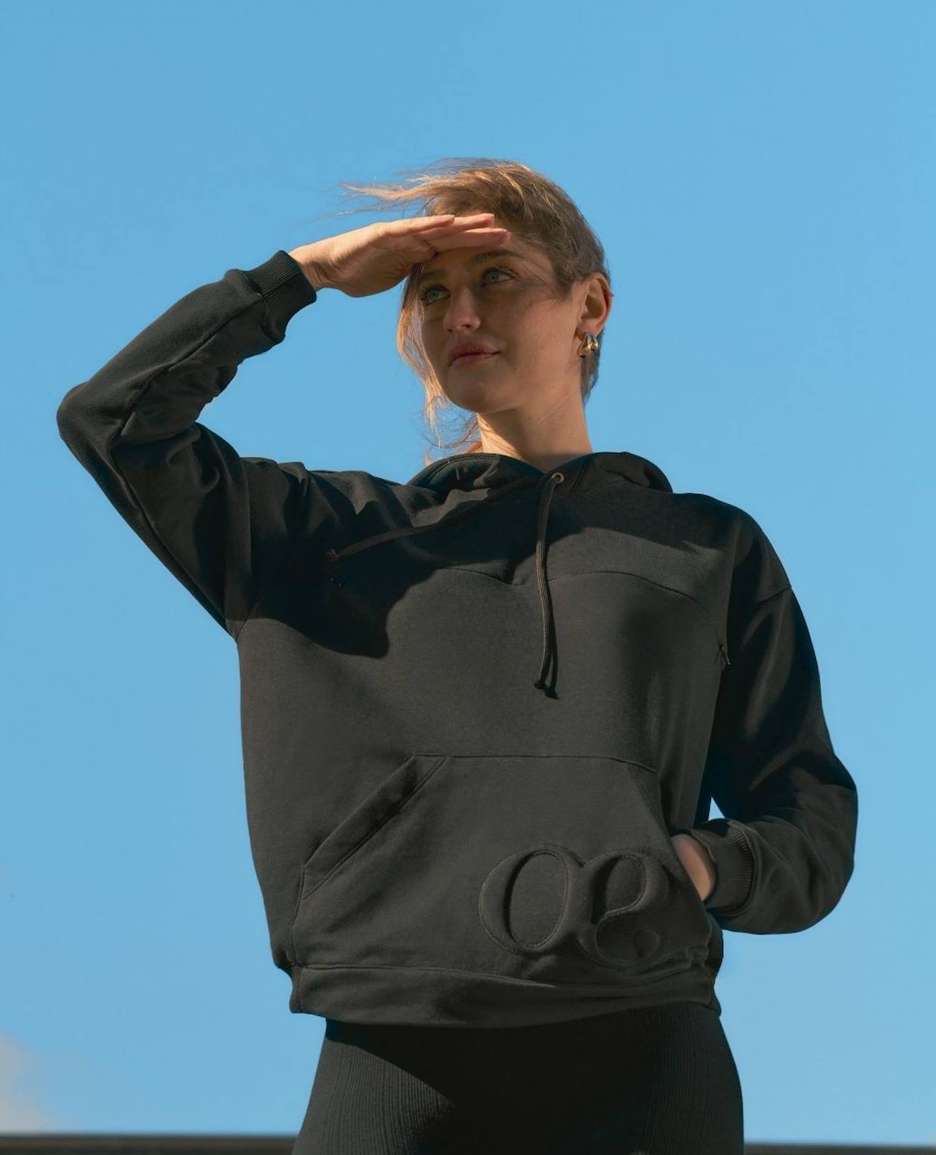 Hoodie De Grossesse Et Allaitement Boston Noir