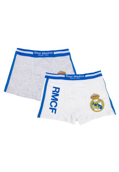 Garçon-Sous-vêtement-Paquet de boxers 2 pièces real madrid