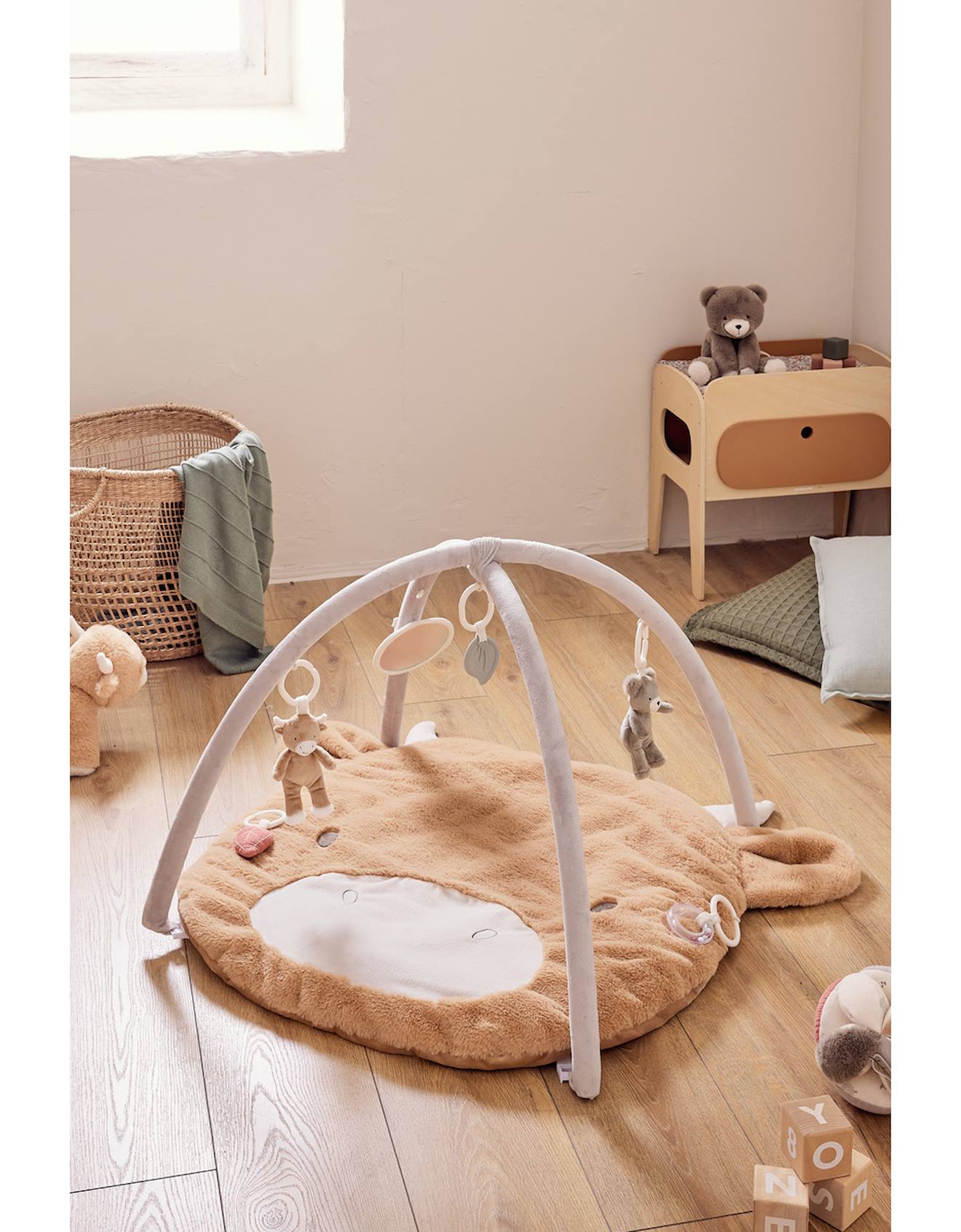 Tapis D'éveil - Fluffy Beige (Noukie's) - Image 1