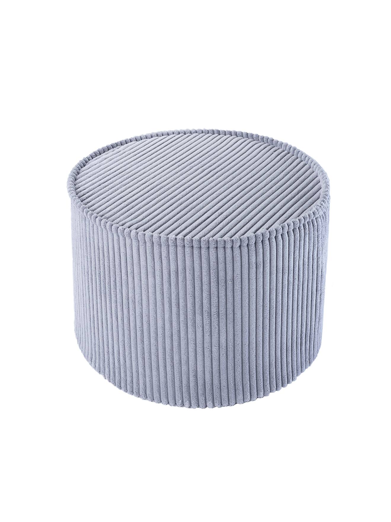 Pouf Enfant En Velours Côtelé Blueberry Blue