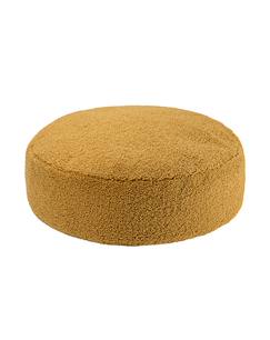 Chambre et rangement-Pouf enfant ottoman rond - coussin de sol déhoussable en teddy
