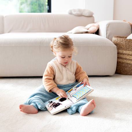 Gigoteuse jambes séparables hiver - tog 2.5 chaud tout doux Blush+Grizou+Lunar+Marshmallow+Natural+Natural - tricolore+Noisette+Noisette tricolore+Sesame+Stone+Turquoise tricolore+Vintage 63 - vertbaudet enfant 