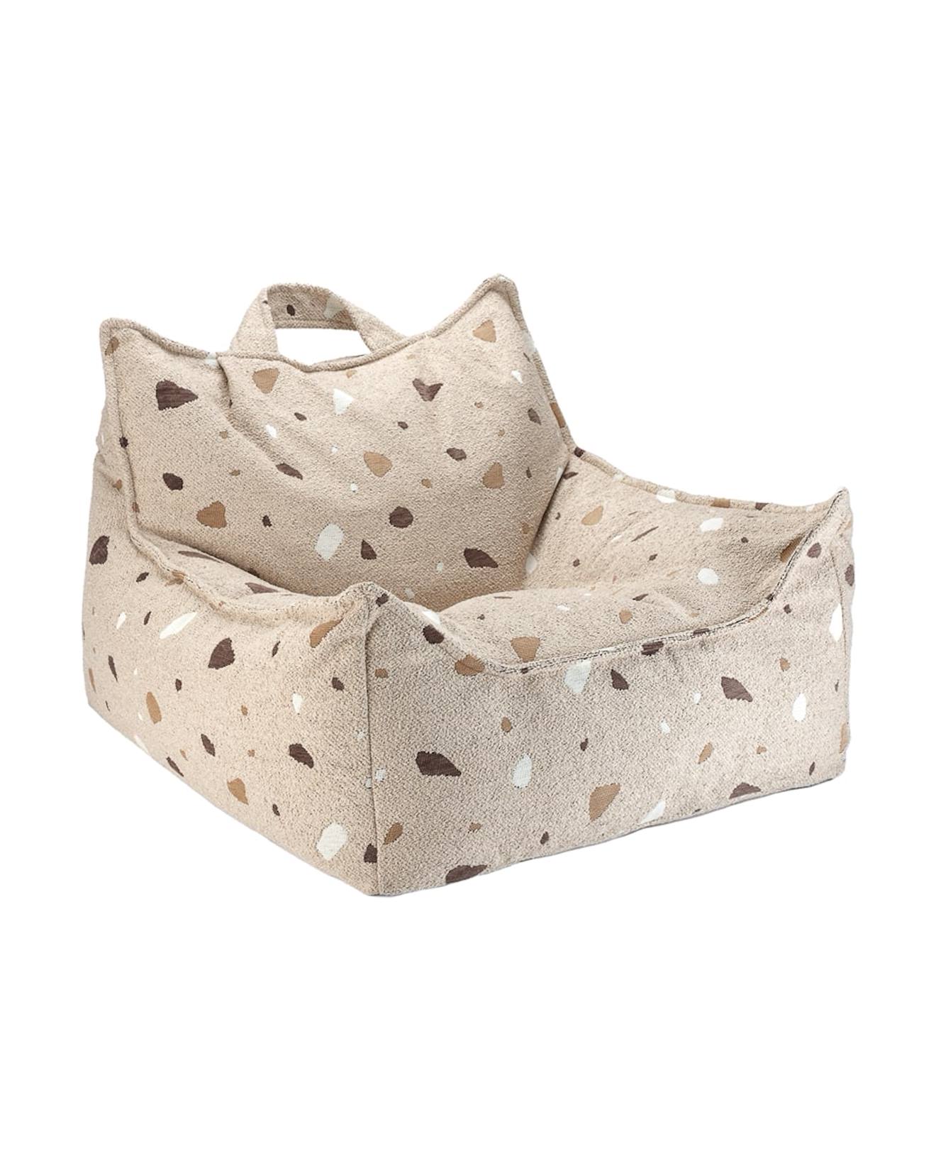 Pouf Poire Enfant - Fauteuil Design Terrazzo Terrazzo Sand Pouf Poire Enfant - Fauteuil Design Terrazzo Terrazzo Sand