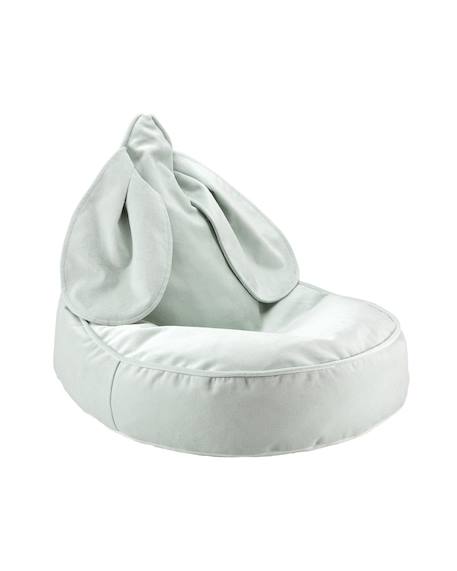 Pouf poire lapin chambre enfant - fauteuil comfortable en velours Dusty beige+Misty green+Salted caramel 7 - vertbaudet enfant 