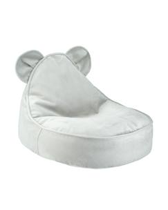 -Pouf poire ours chambre enfant - fauteuil comfortable en velours