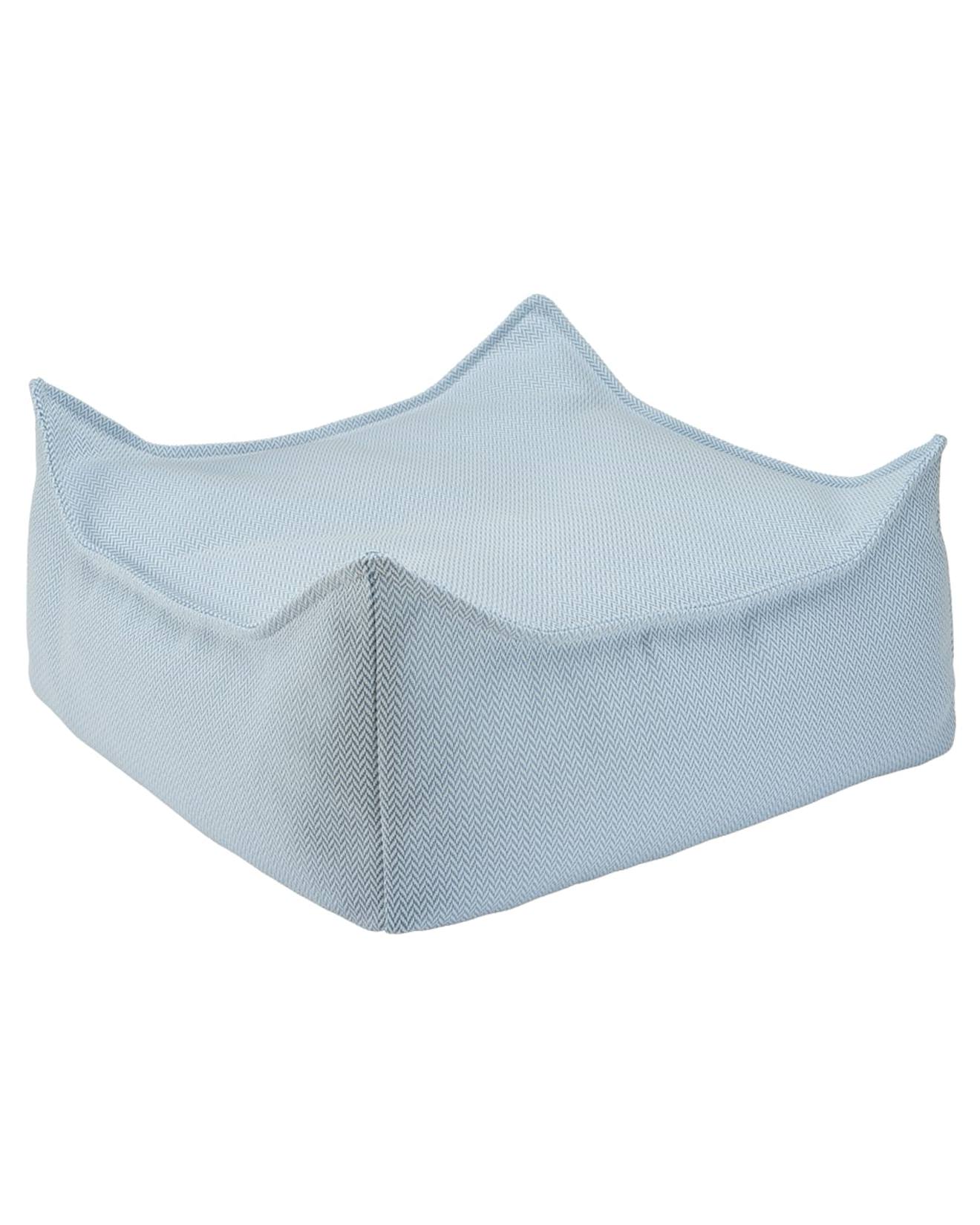 Pouf Extérieur Enfant Carré Coussin De Sol Outdoor Azure