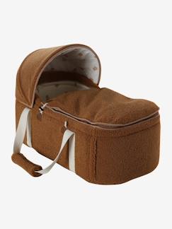 Puériculture-Lit de voyage et accessoires sommeil-Couffin bébé souple fausse fourrure 