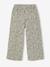 Pantalon fille legging large blanc imprimé+corail+mauve+vert sauge 2 - vertbaudet enfant 