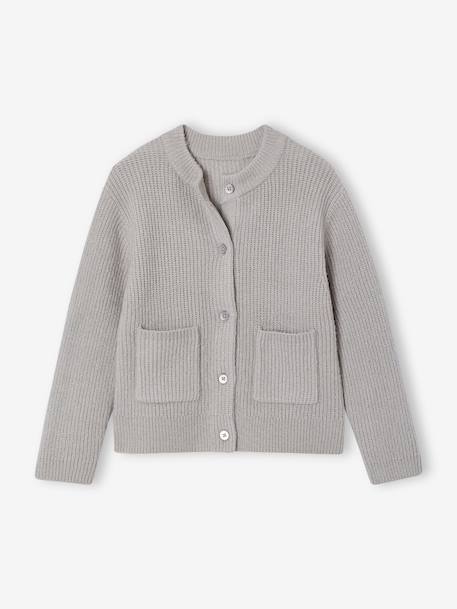 Gilet fille maille fine mousseuse  - vertbaudet enfant