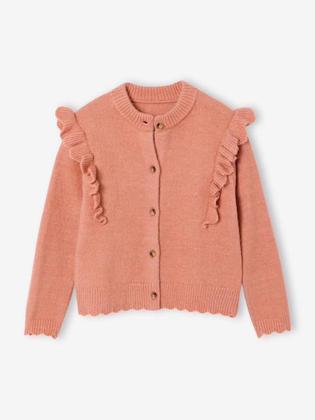 Gilet Pull Pour Enfants Acrylique - VidaXL - Rose - Fille - 11.99