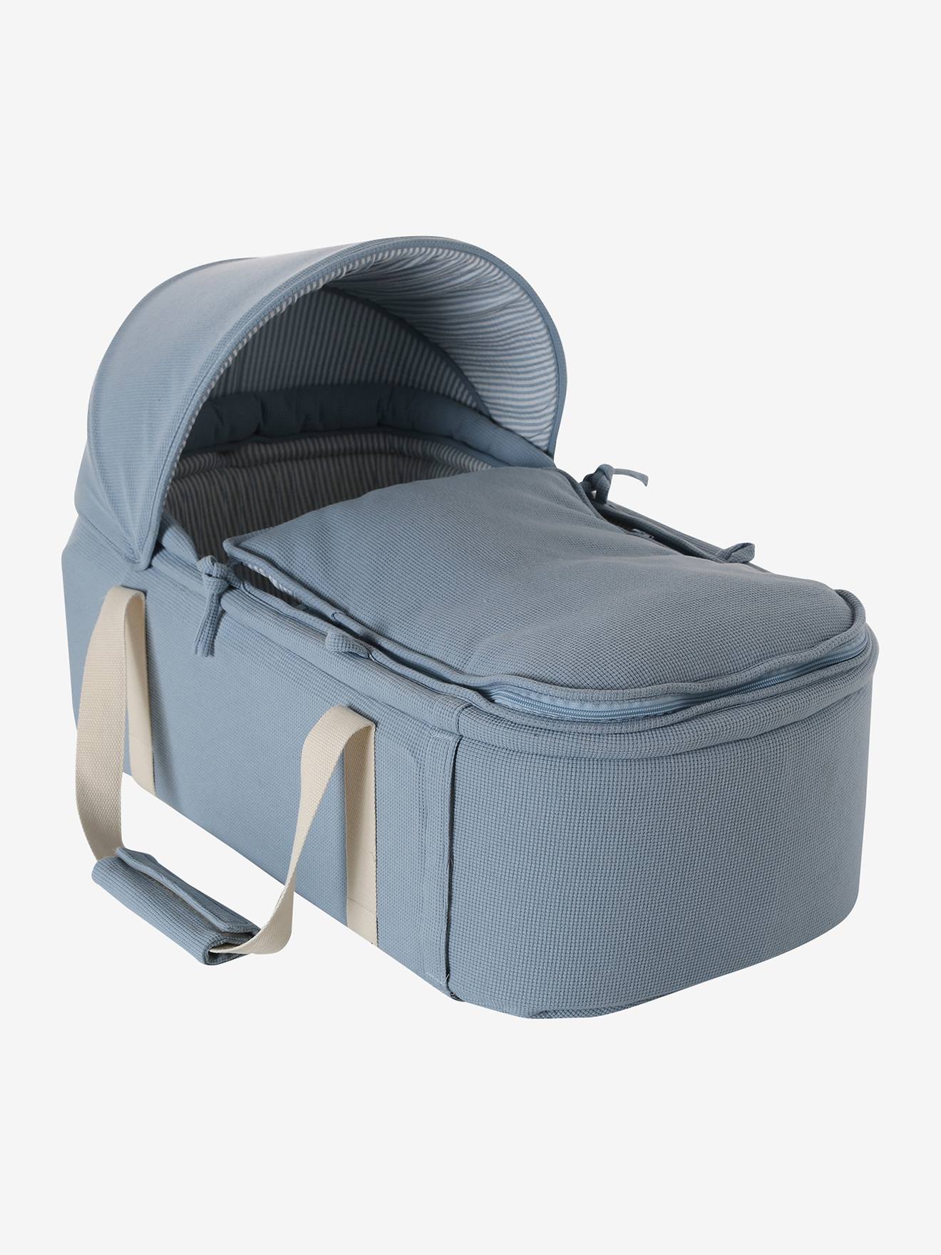 Couffin bébé souple en tissu bord de mer