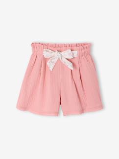 Short en gaze de coton fille  - vertbaudet enfant