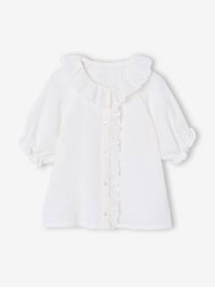 Chemise fille broderie anglaise  - vertbaudet enfant