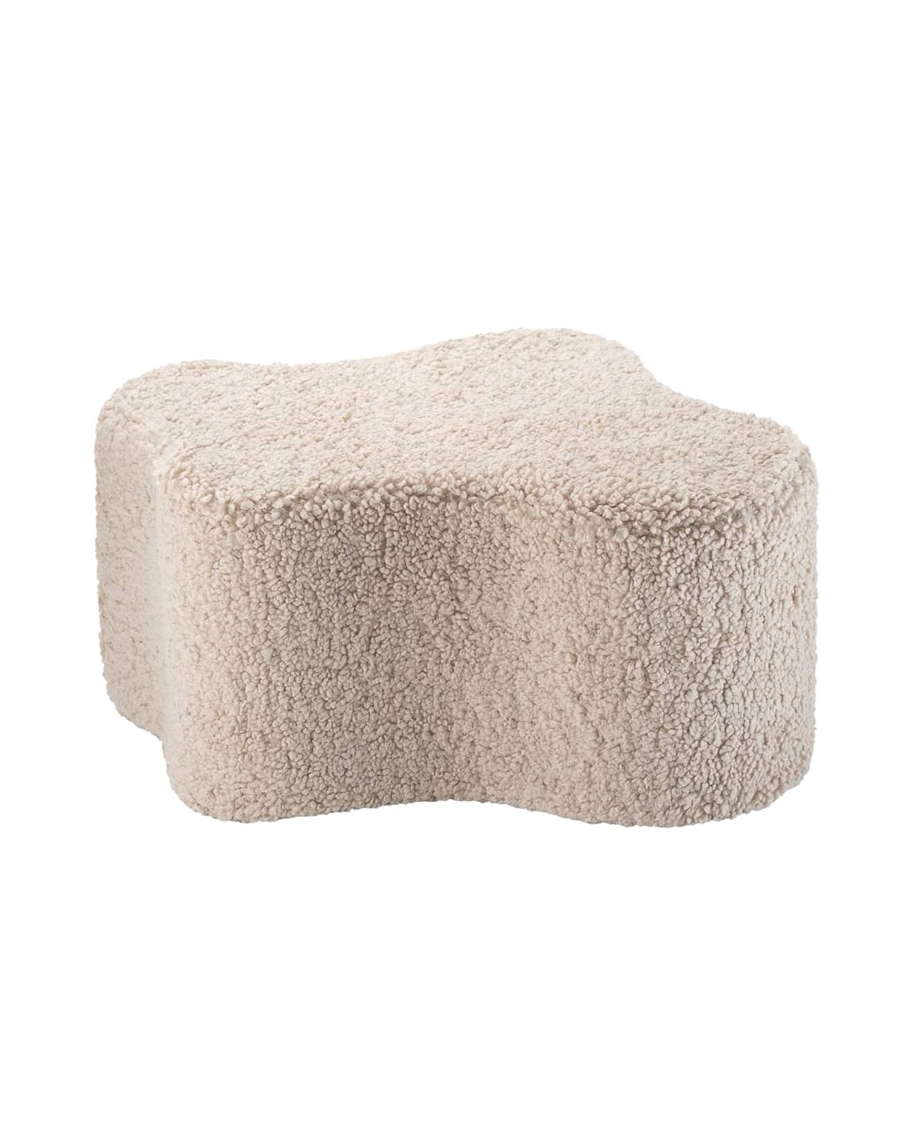 Pouf Enfant Nuage En Teddy Biscuit