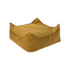 Chambre et rangement-Pouf enfant ottoman carré - coussin de sol déhoussable en teddy