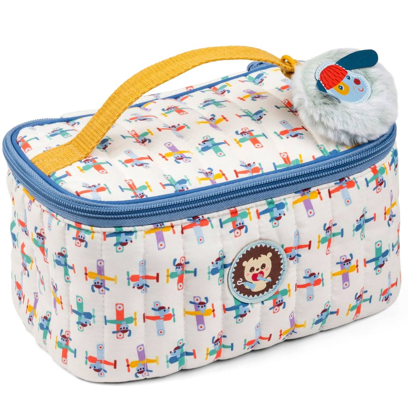 Trousse De Toilette Jules Bleu, Jaune, Rouge