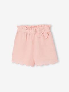 Short fille volanté en gaze de coton  - vertbaudet enfant