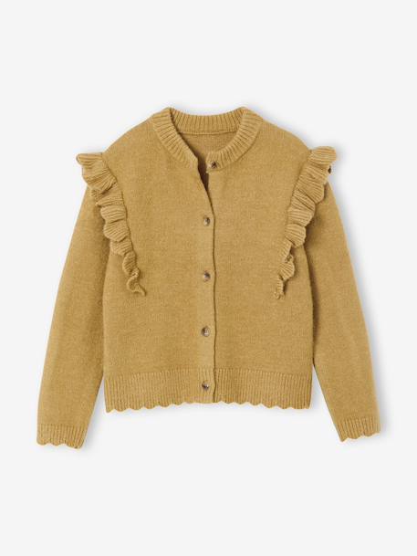 Gilet fille volants fantaisie  - vertbaudet enfant