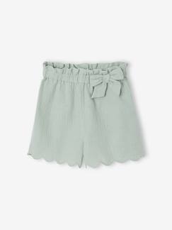 Short fille volanté en gaze de coton  - vertbaudet enfant