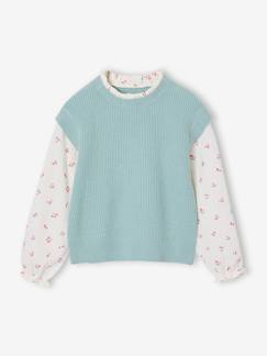 -Pull 2 en 1 fille manches