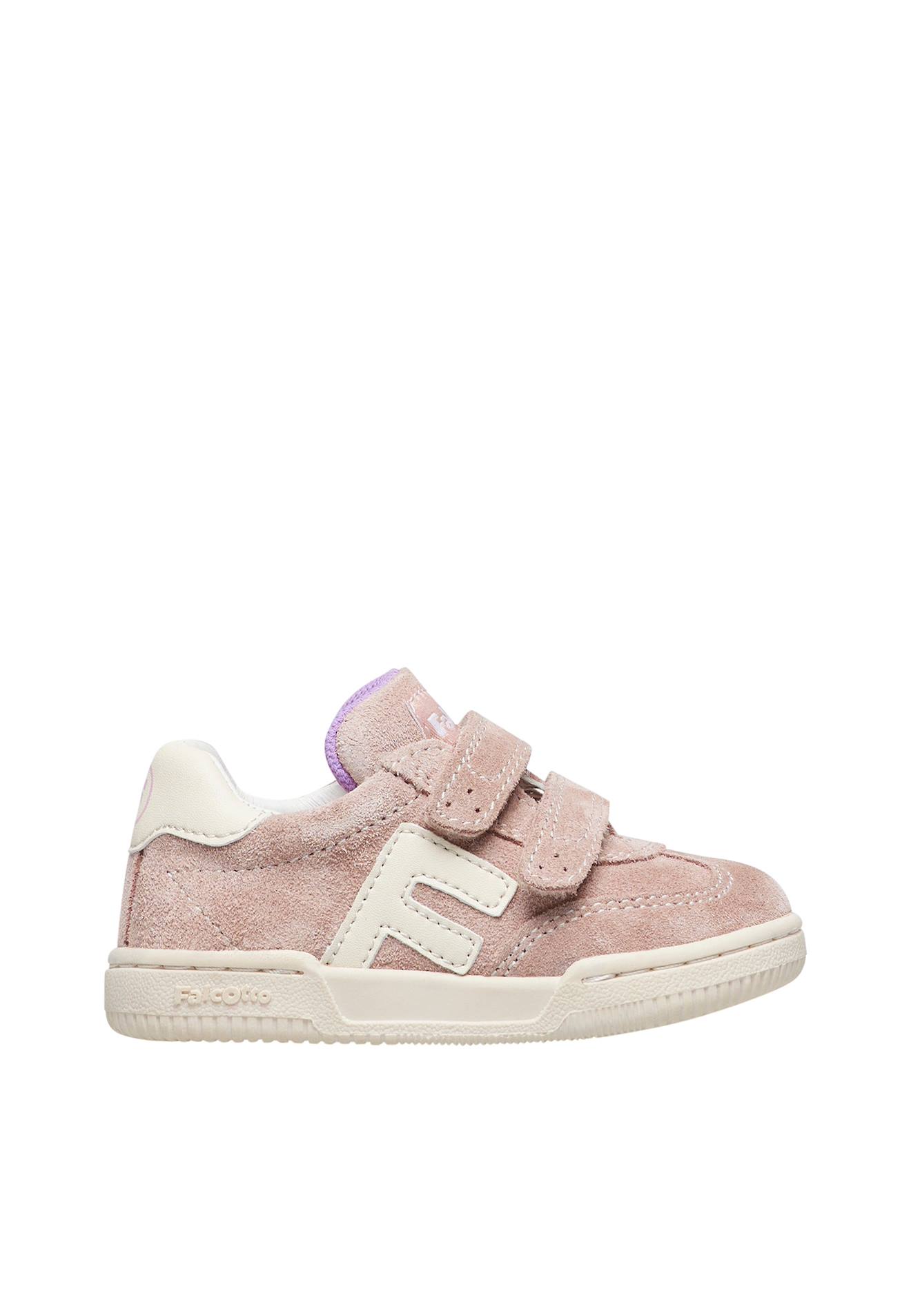 Baskets En Cuir Et Suède Dasky 2 Vl. Rose-