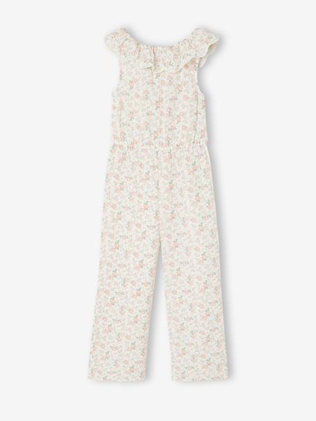 Fille-Combinaison pantalon fille à fleurs