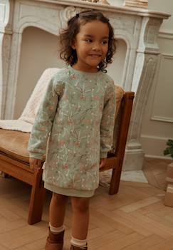 Bébé-Robe, jupe-Robe bébé en molleton lison