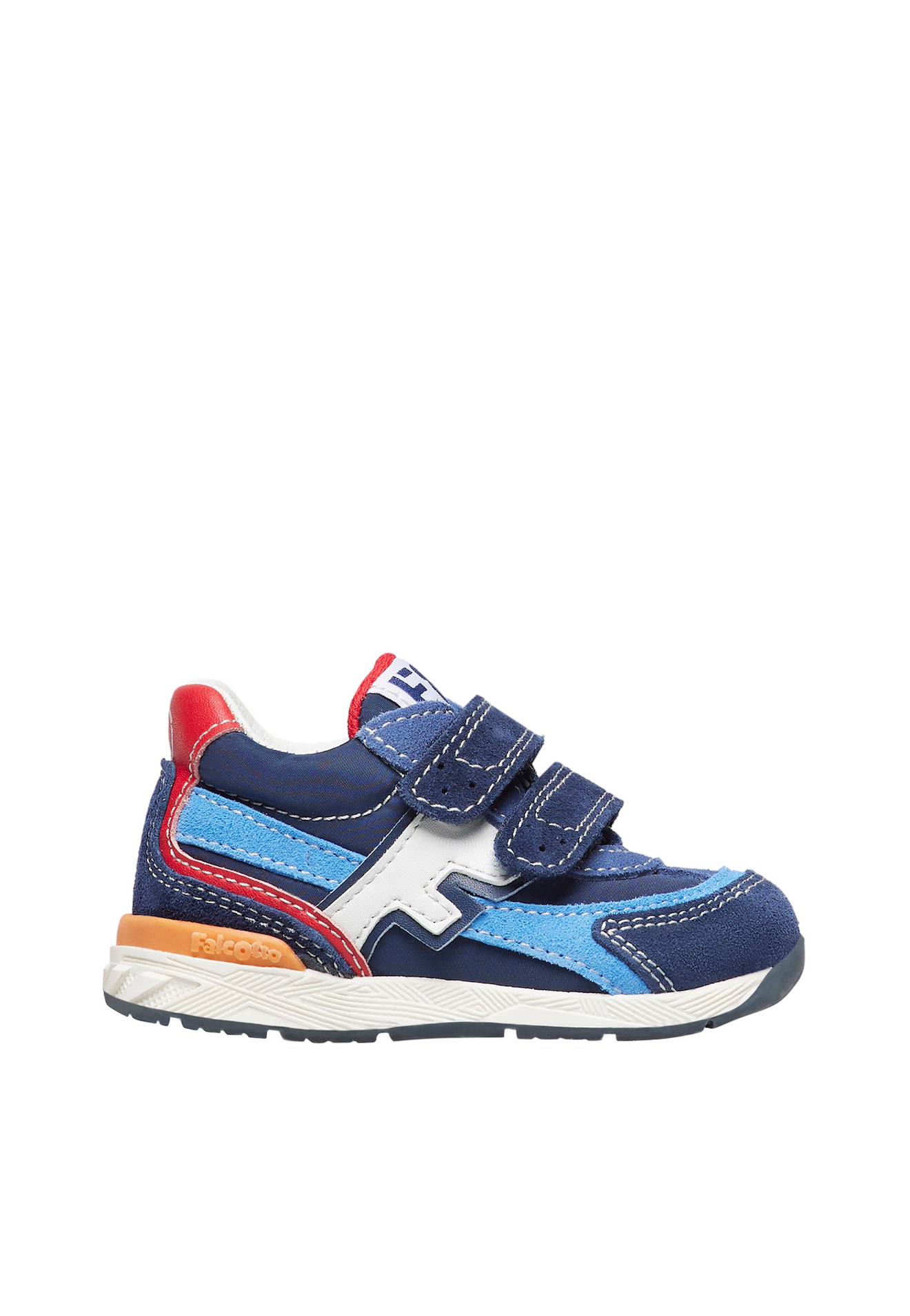 Baskets En Suède Et Tissu Technique Freddy Vl. Marine-