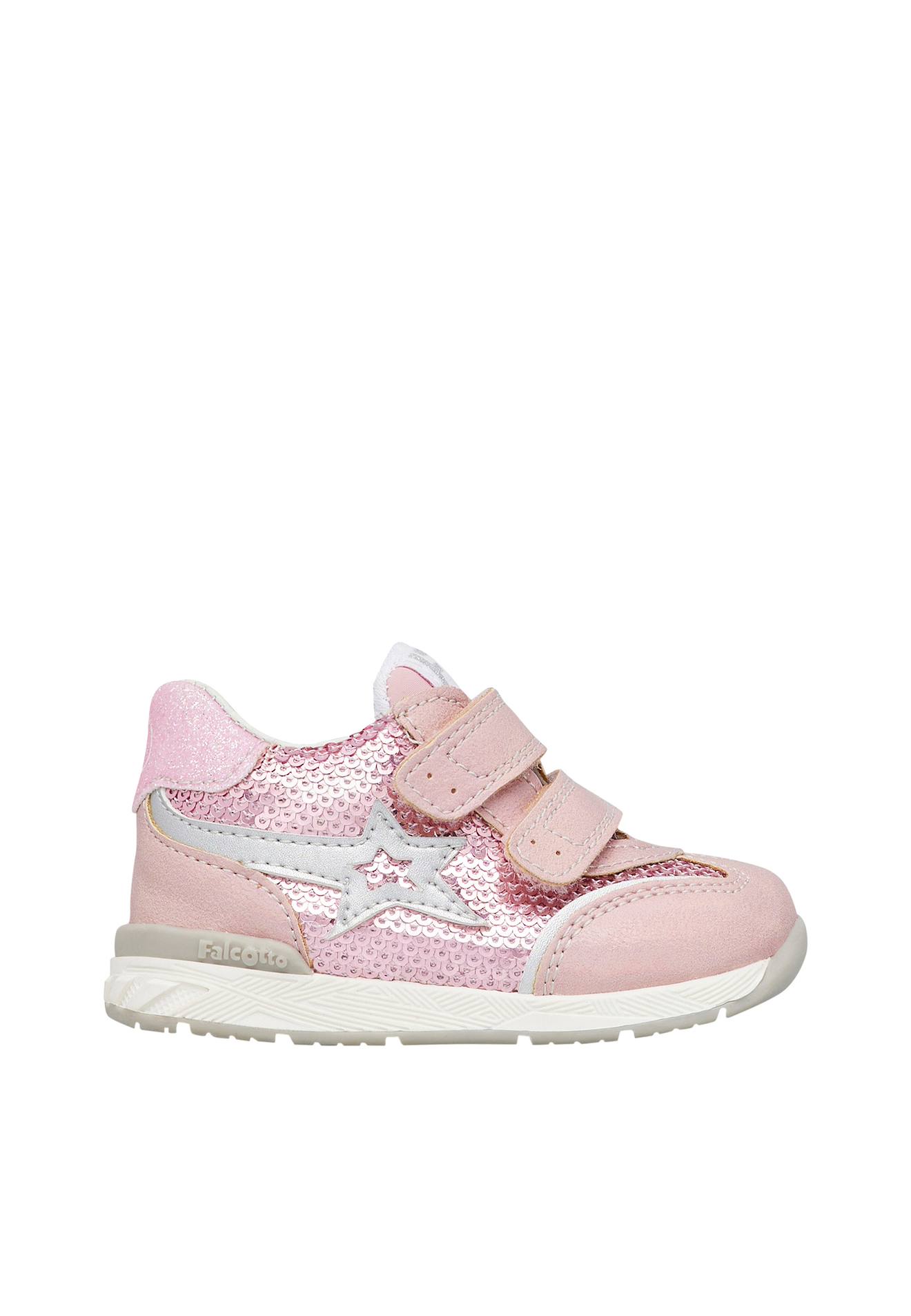 Baskets En Cuir Et Tissu New Ferdi 3 High Vl. Rose-