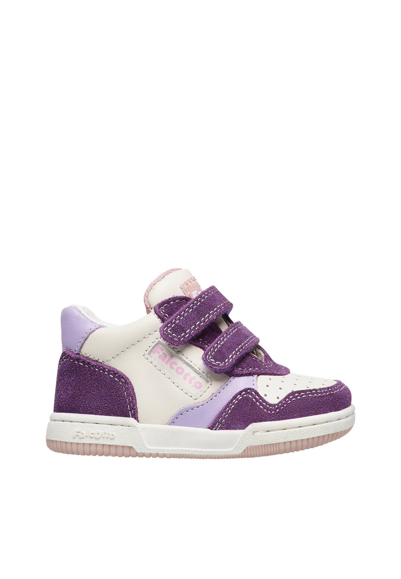 Baskets En Cuir Et Suède Klip 2 Vl. Violet-