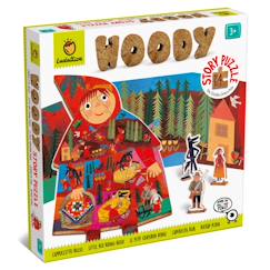 -Puzzle en bois paysage avec 12 animaux à placer – Jeu éducatif dès 2 ans
