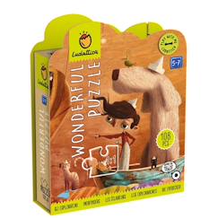 -Puzzle décoratif avec scènes à découvrir – Jeu d’imagination et d’observation